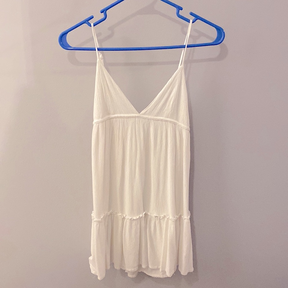 simple white dress